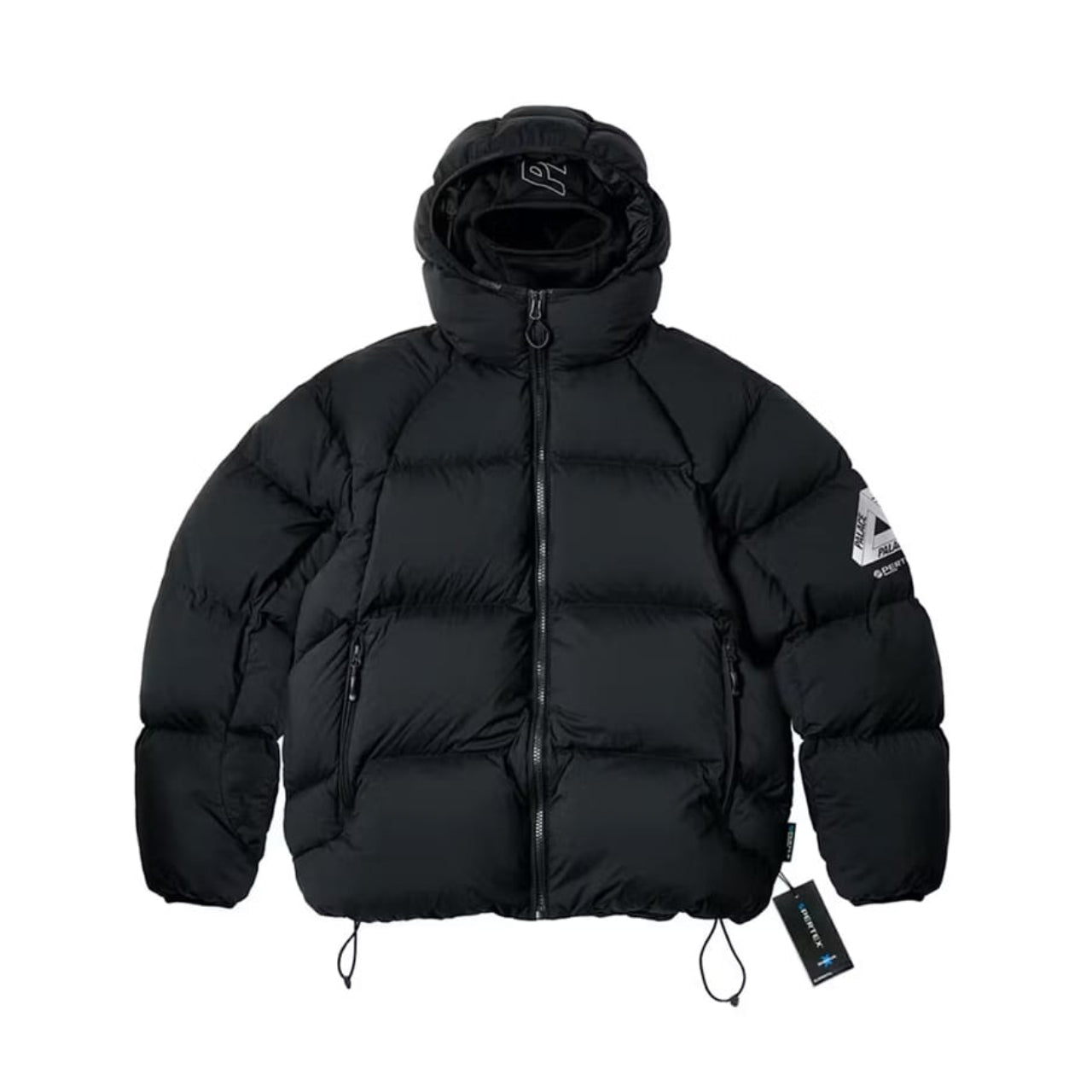 Doudoune Pertex Matte cagoule intégrée noir