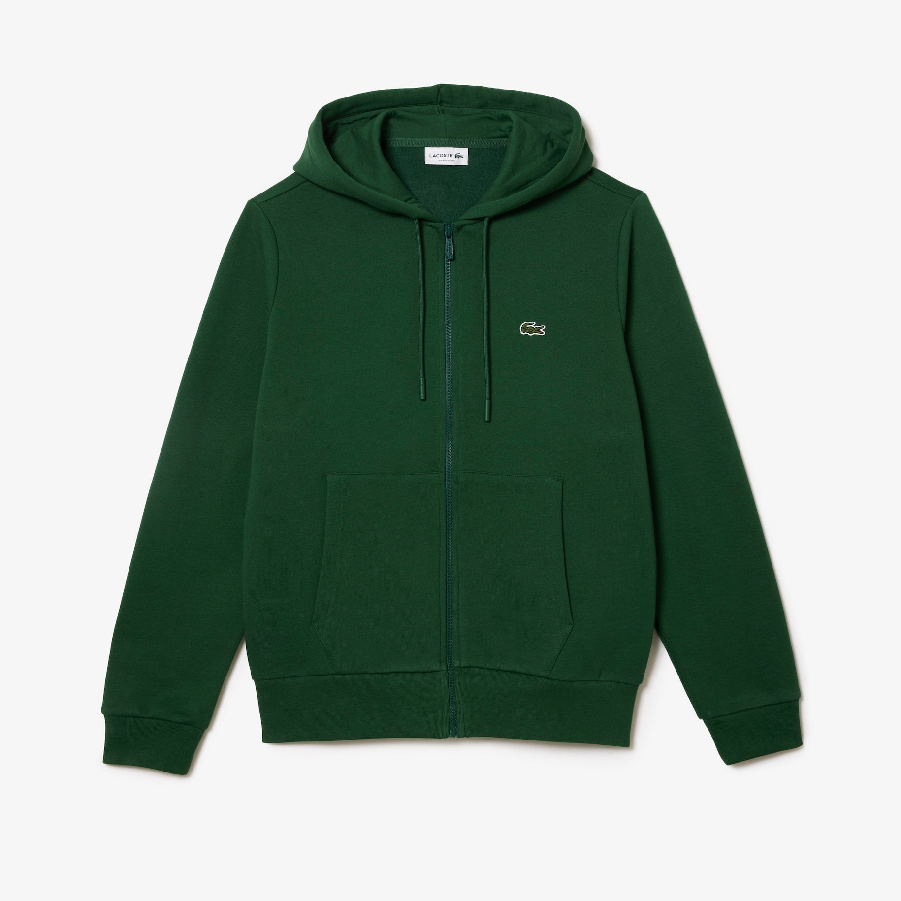 Veste avec capuche noire et verte