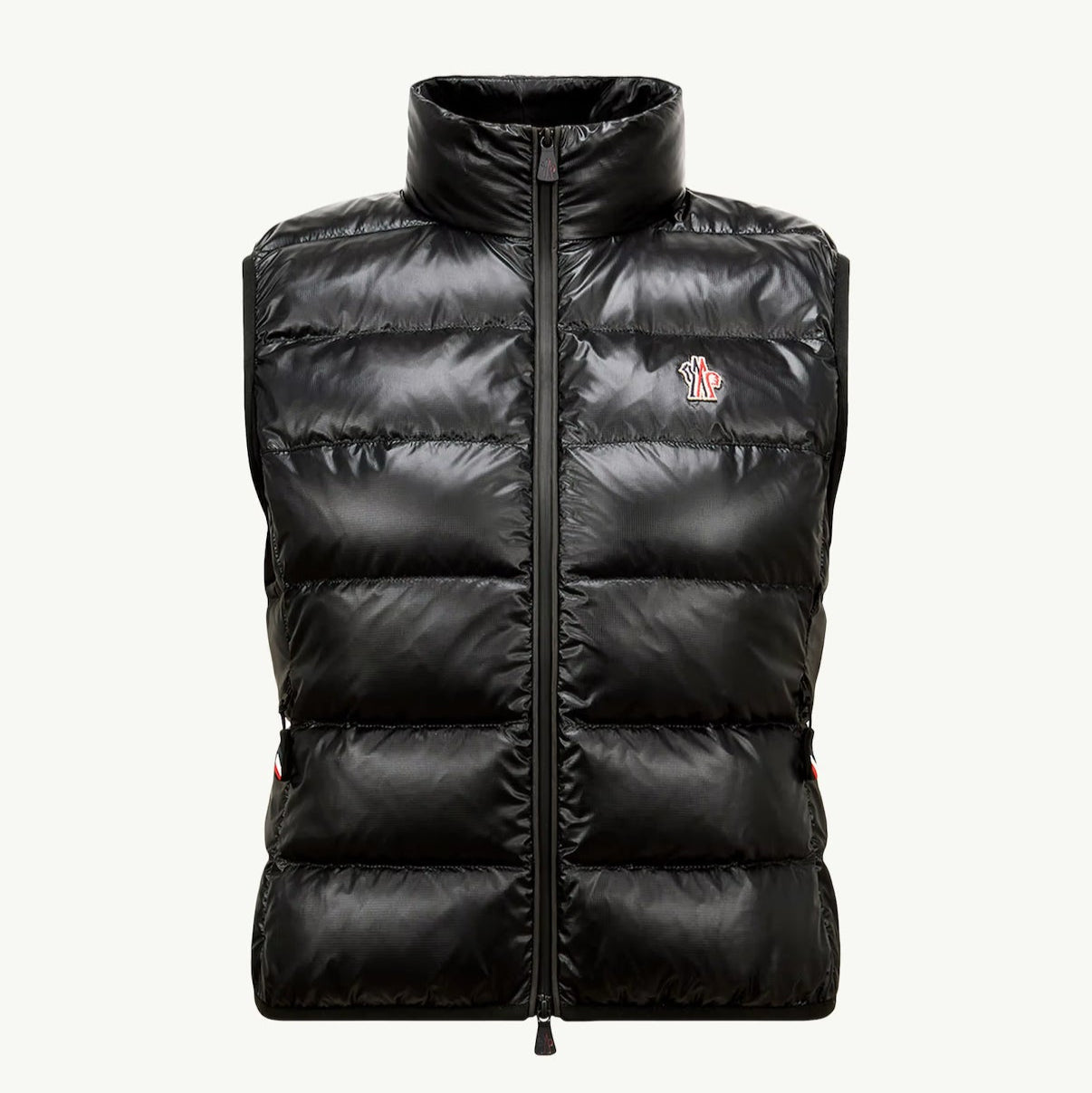 Gilet zippé matelassé en jersey
