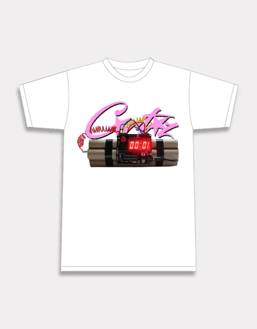 T-shirt Corteiz No Time 4 Luv Blanc 49