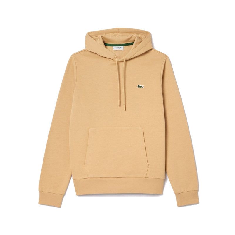 SWEATSHIRT À CAPUCHE HOMME LACOSTE EN COTON BIOLOGIQUE BEIGE 49