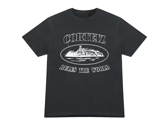 Tshirt corteiz Blanc Noir 49