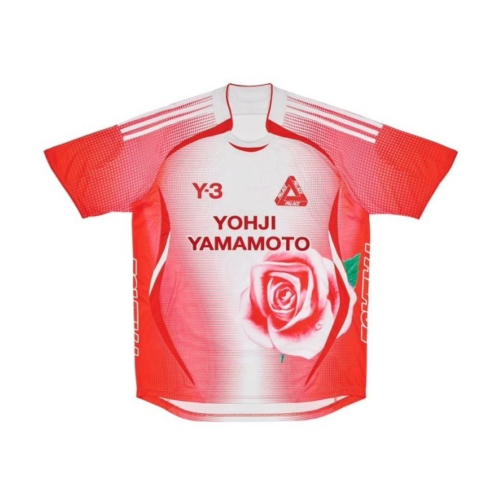 Y-3 Yohji Yamamoto Rose of England Football Soccer Jersey