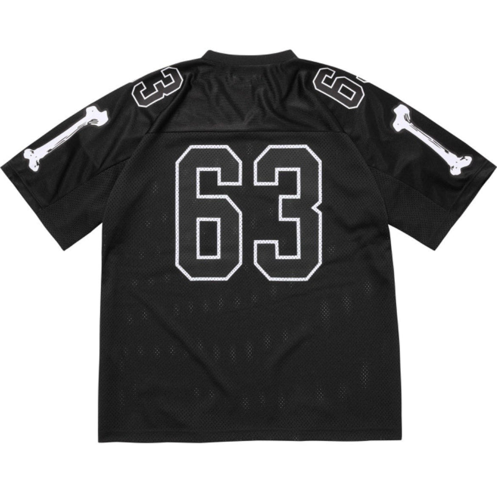 Suprem jersey fw25 noir et blanc et rouge